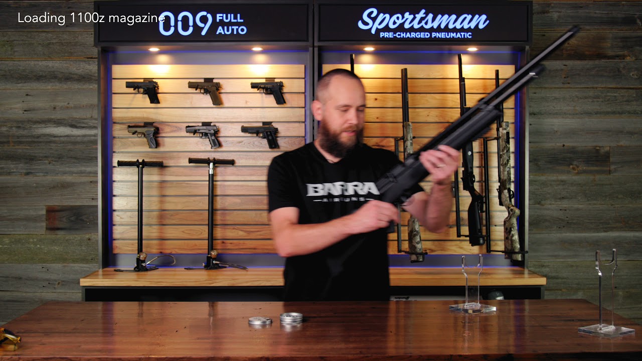 Barra 1100z Loading a magazine