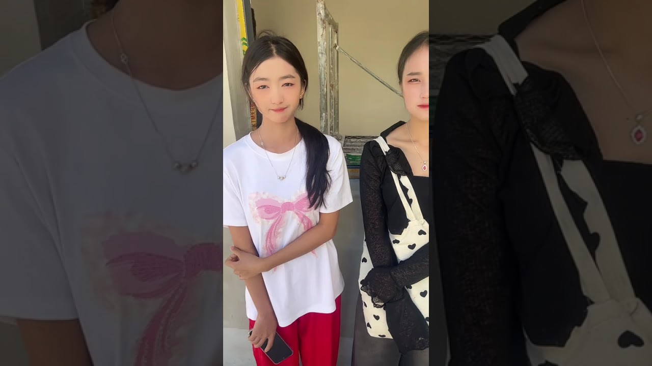 遇到2个苗族女孩