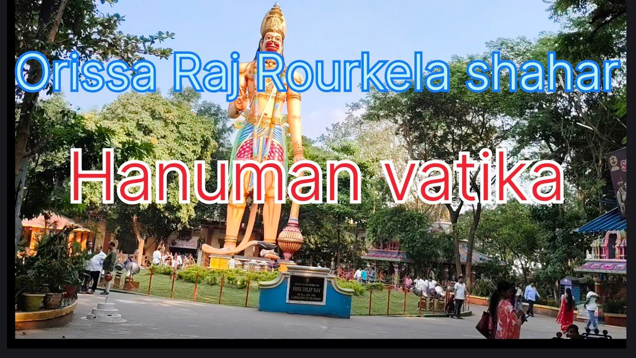 75 fit unchi Hanuman vatika Mandir odisha Rourkela #