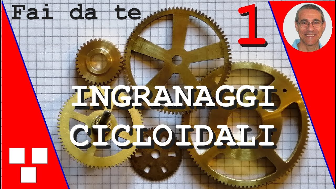 Costruzione corone dentate cicloidali per orologi fai da te - parte 1 - Diy cycloidal clock gears.