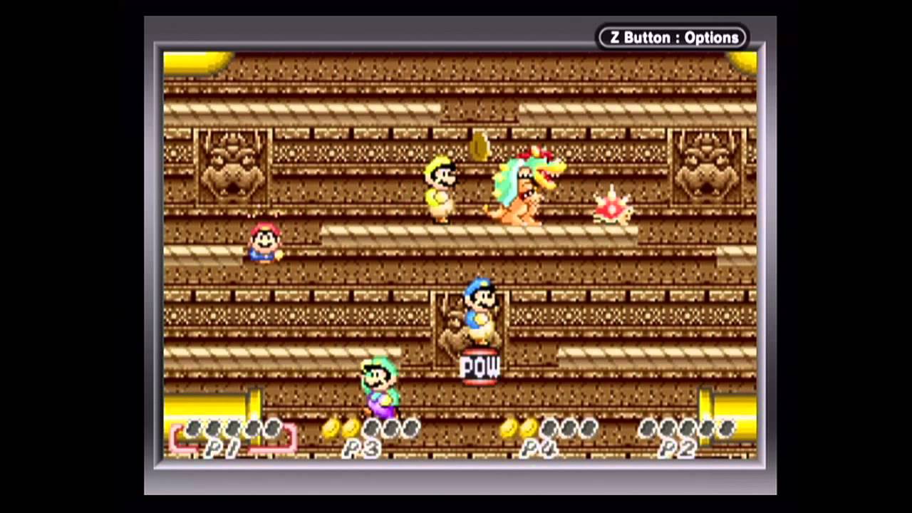 Super Mario Advance - Four-Player Battle Mode (Game Boy Player Capture)