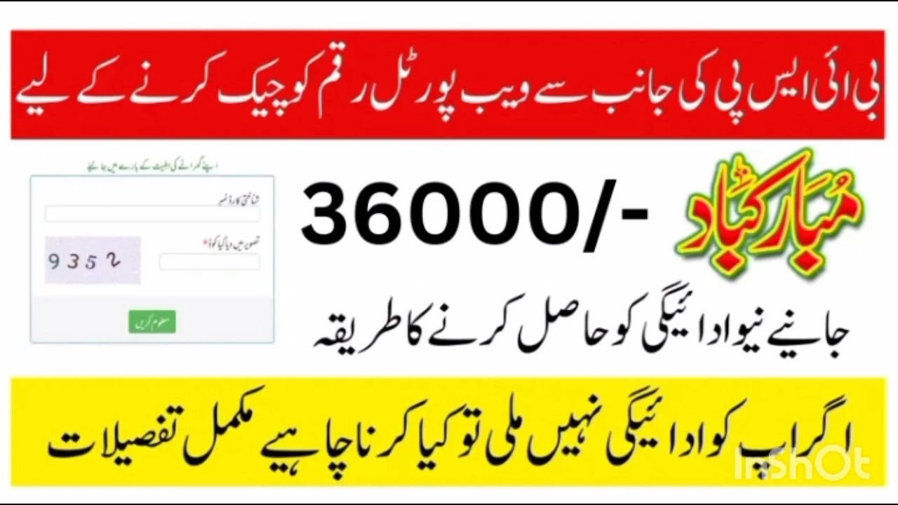 Ehsaas 8171 Program 36000 Online Registration New Update 2025 The Ehsaas 8171 Program