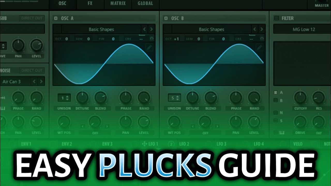 Use THESE Tricks To Make INSANE Plucks Out of Sine Waves! (Sound Design Tutorial)