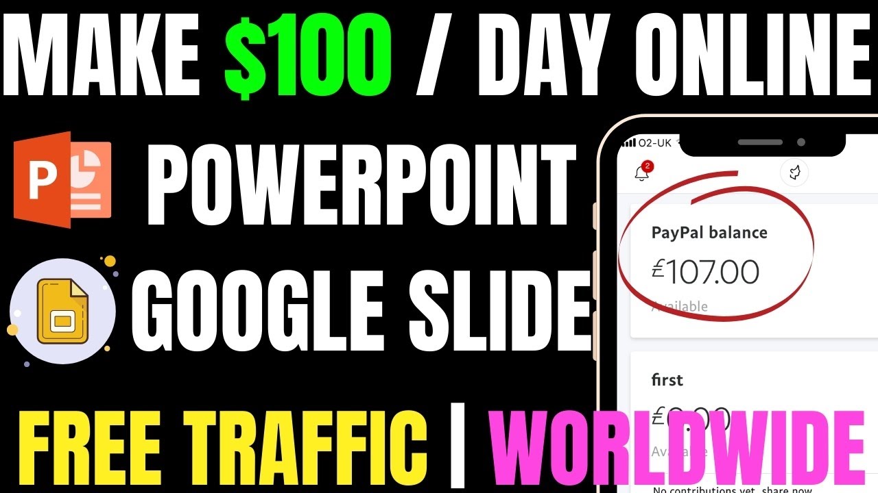How To Make Money With Powerpoint And Google Slides | Make $100 Per Day [Make Money Online]