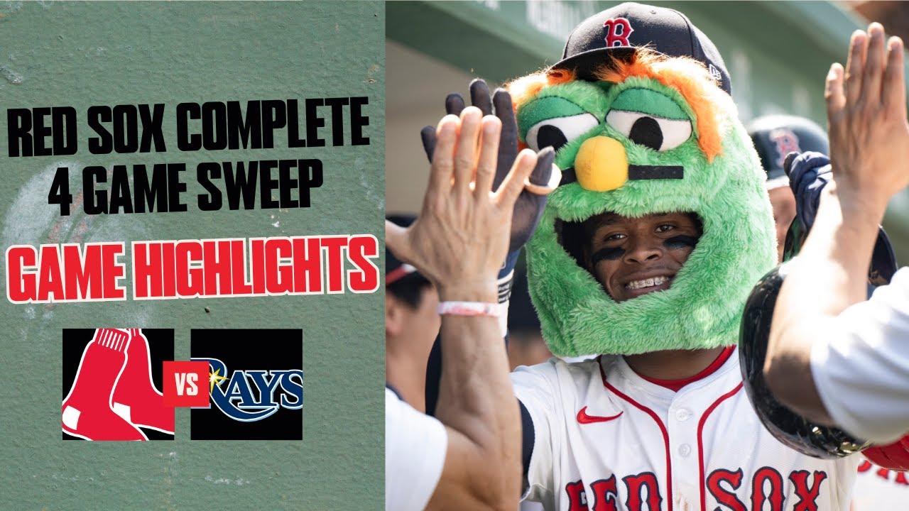 FULL HIGHLIGHTS: Red Sox Win Game 4 for Sweep vs. Rays (7/13/25)