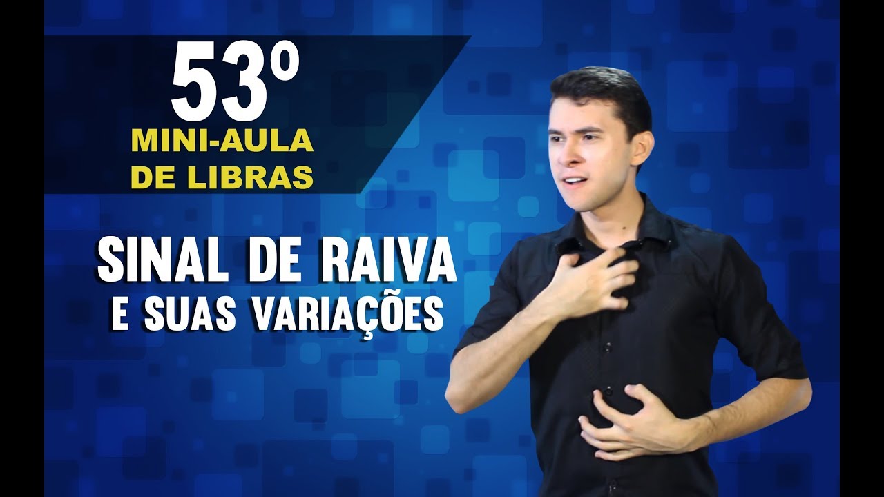 COMO SE DIZ EM LIBRAS RAIVA? | MINIAULA DE LIBRAS | DANRLEY OLIVEIRA