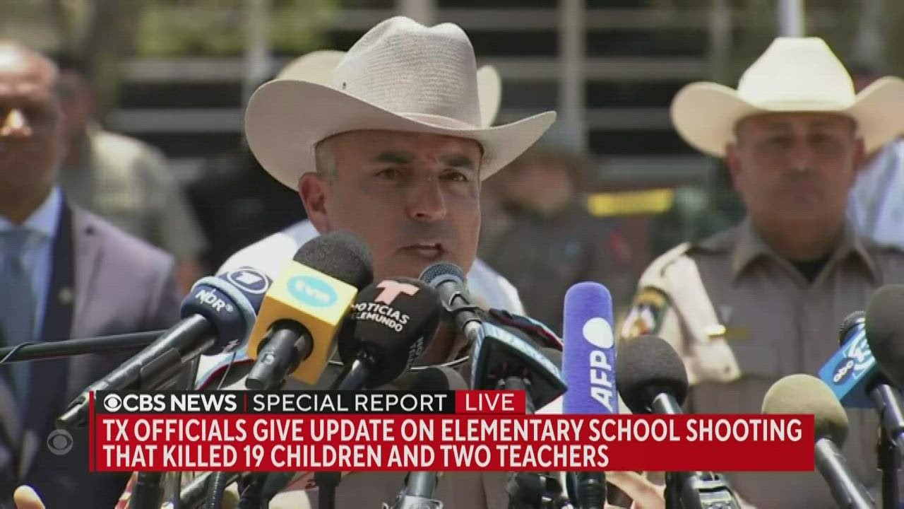 Texas Dept. of Public Safety press conference on Uvalde school massacre