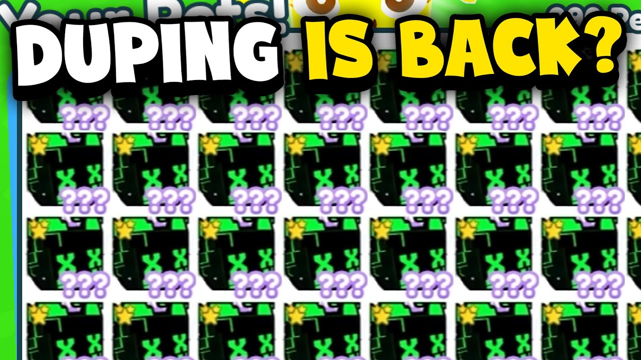 Is the DUPING GLITCH BACK in Pet Simulator X??? (Breaking News)
