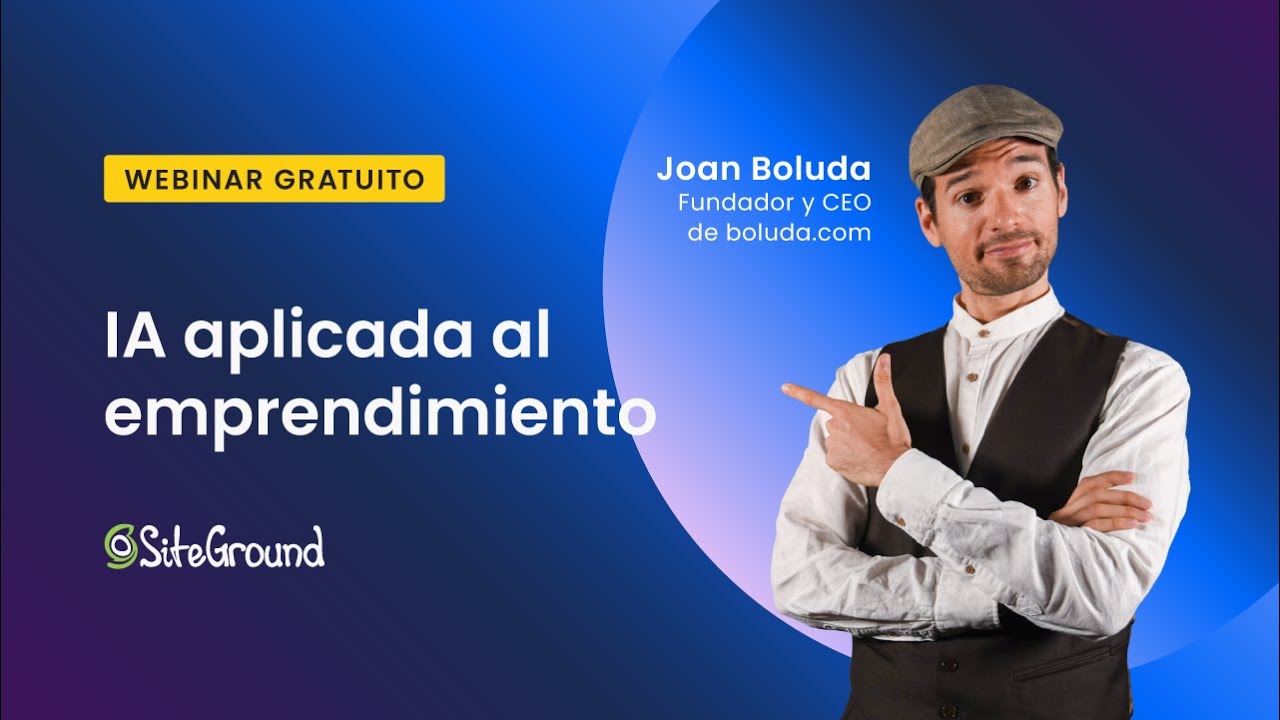 Inteligencia Artificial aplicada al emprendimiento | Webinar