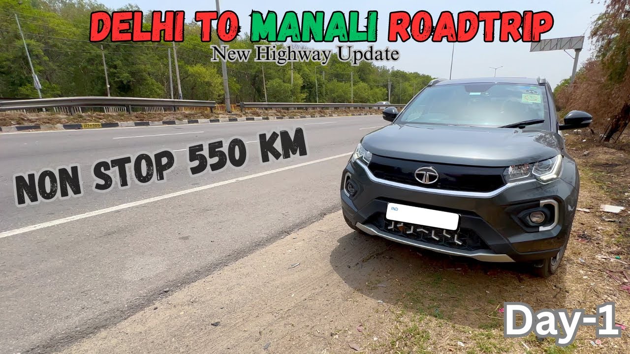 Delhi to Manali #roadtrip | #manali  himachal roads latest update after Flood 2024 EP-1