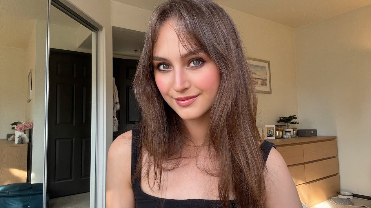 Lofi ASMR ~ Get Ready with Me! (gum chewing, whispering, makeup application)