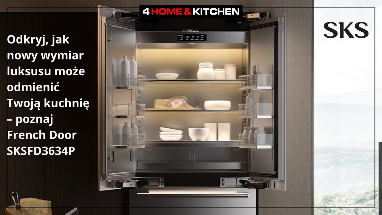 Odkryj nowy wymiar luksusu – poznaj French Door  SKSFD3634P od SKS Signature Kitchen Suite