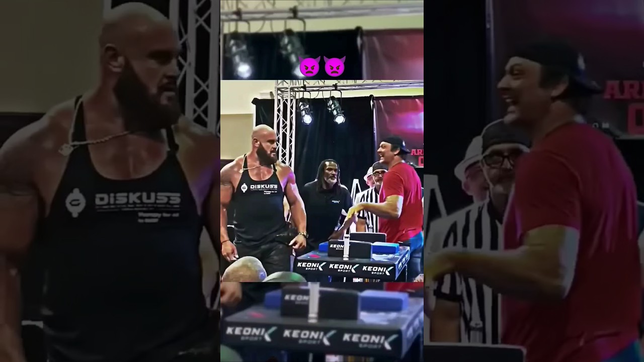 #WWE #Braun Strowman# VS# Devon Larratt # Arm #Wrestling & Fight 🔥🔥