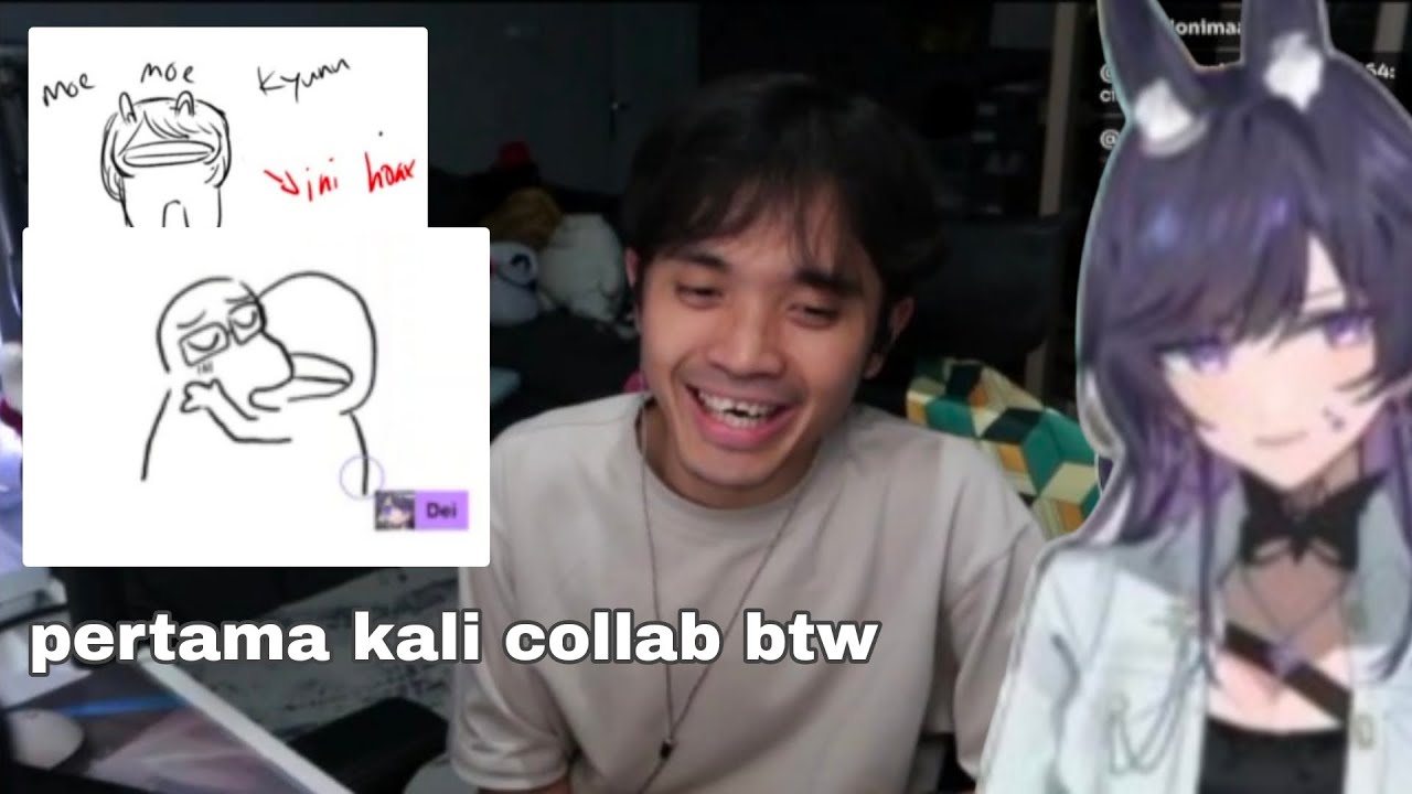 bang al ama deidey baru pertama kali collab langsung kaya gini...... 
