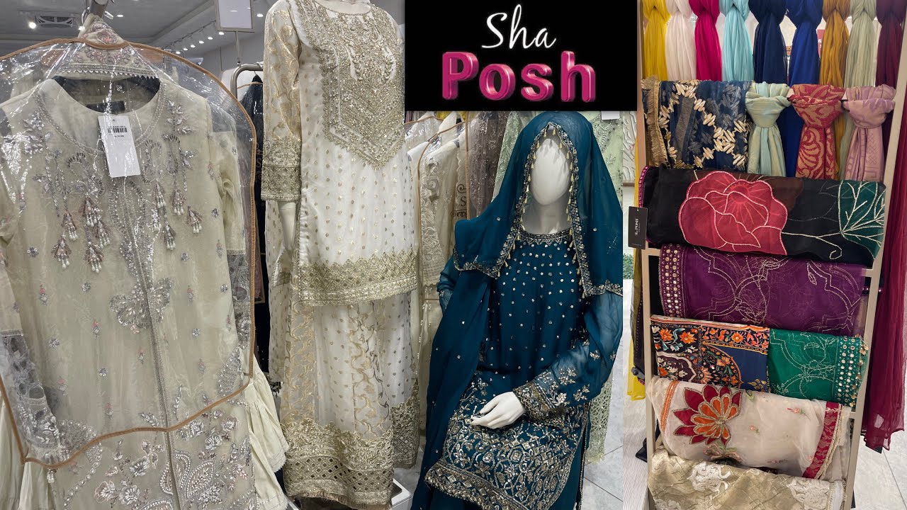 Sha posh New Fancy Collection 2026 🎉😍 Sha posh Bridal Collection 2026 🛍️ Life with HiraHashaam 