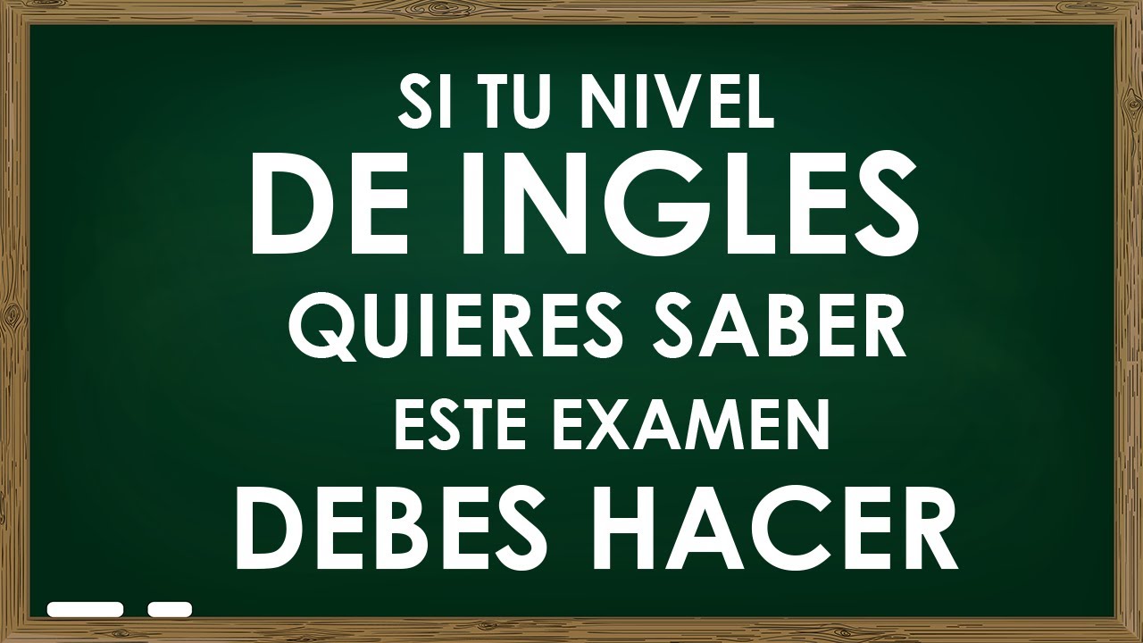 SI QUIERES SABER TU NIVEL DE INGLES ESTE TEST DEBES HACER 📝