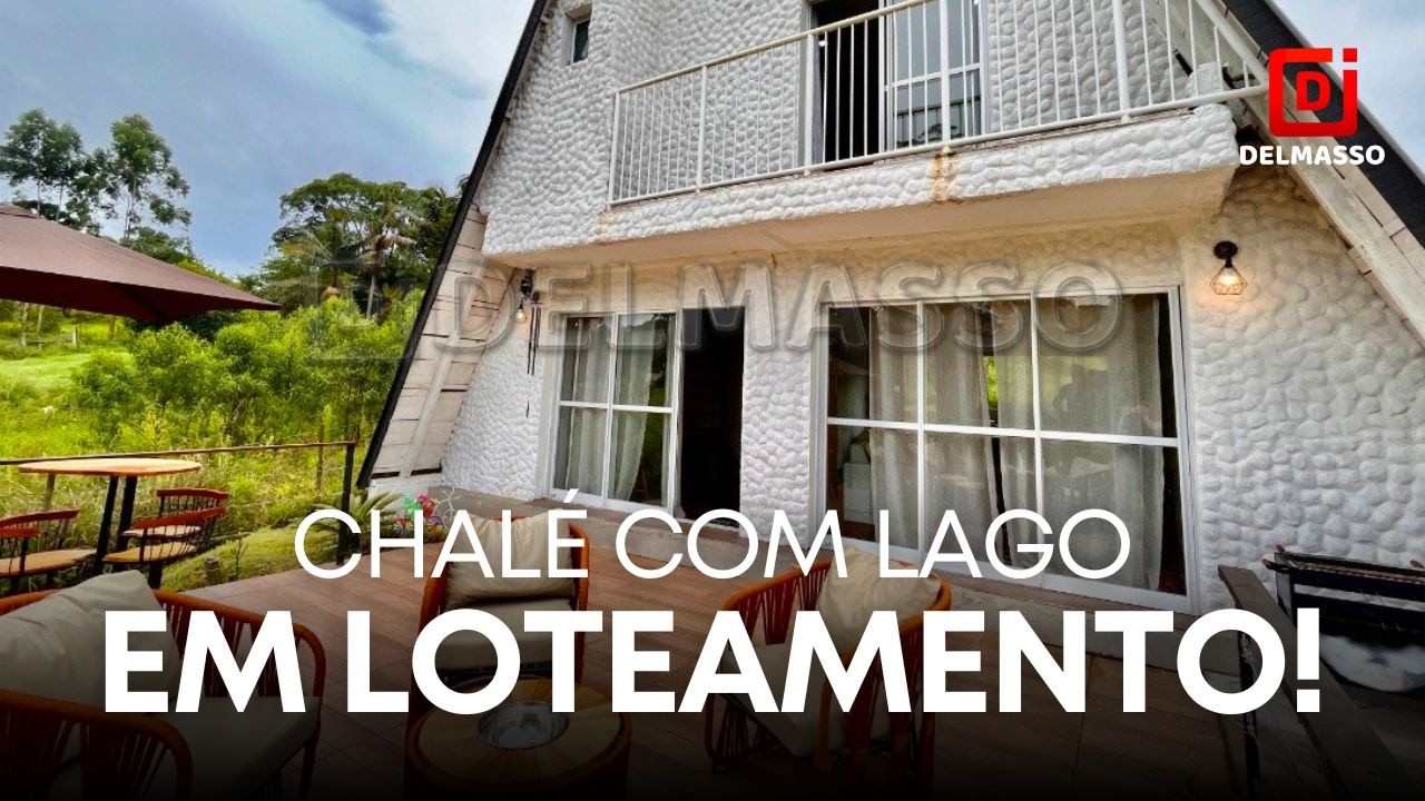 Chalé com lago em loteamento fechado em Ibiúna-SP!