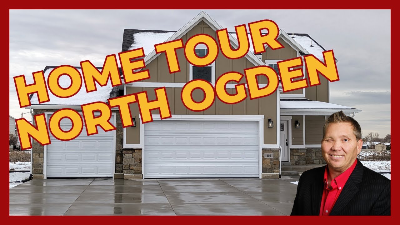 See What This New Home in North Ogden, Utah Home Has to Offer!