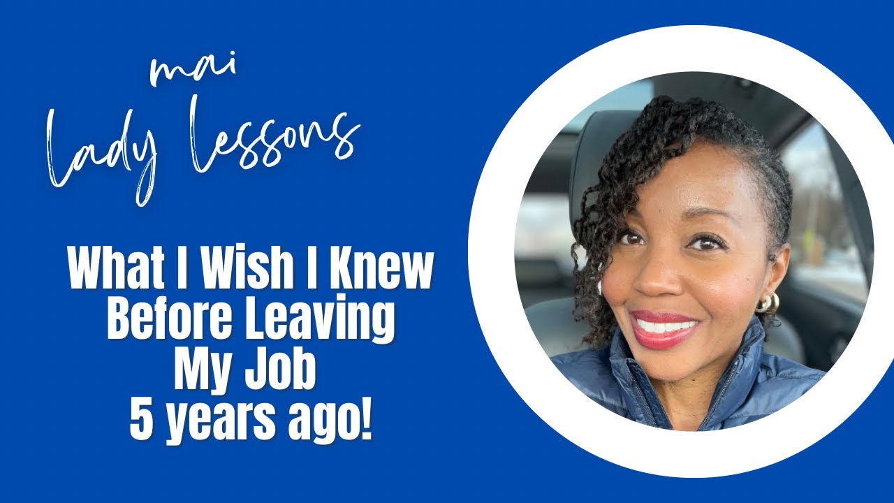 What I Wish I knew Before Leaving My Job… #lifelessons #personalgrowth #entrepreneur 