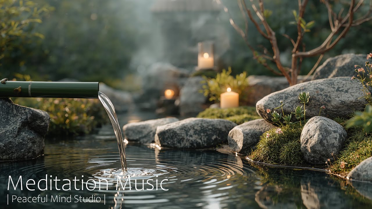 Relaxing Meditation Music & Nature Sounds |  Deep Relaxation, Stress Relief & Inner Peace🌿| 4 K