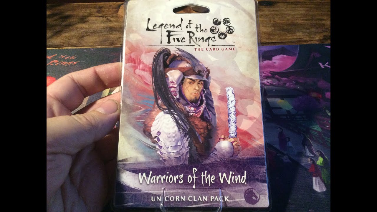 L5R LCG Warriors of the Wind, Unicorn Clan Opening!