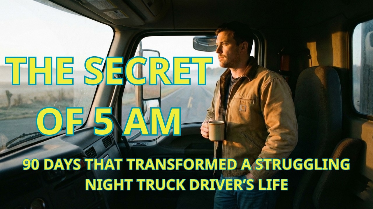 The Secret of 5 AM: 90 Days That Transformed a Struggling Night Truck Driver’s Life