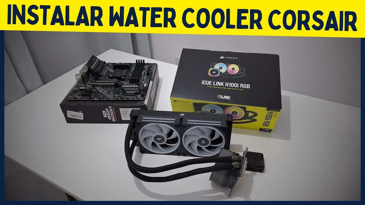 Como Instalar Water Cooler Corsair Icue Link - Water Cooler Corsair H100i RGB