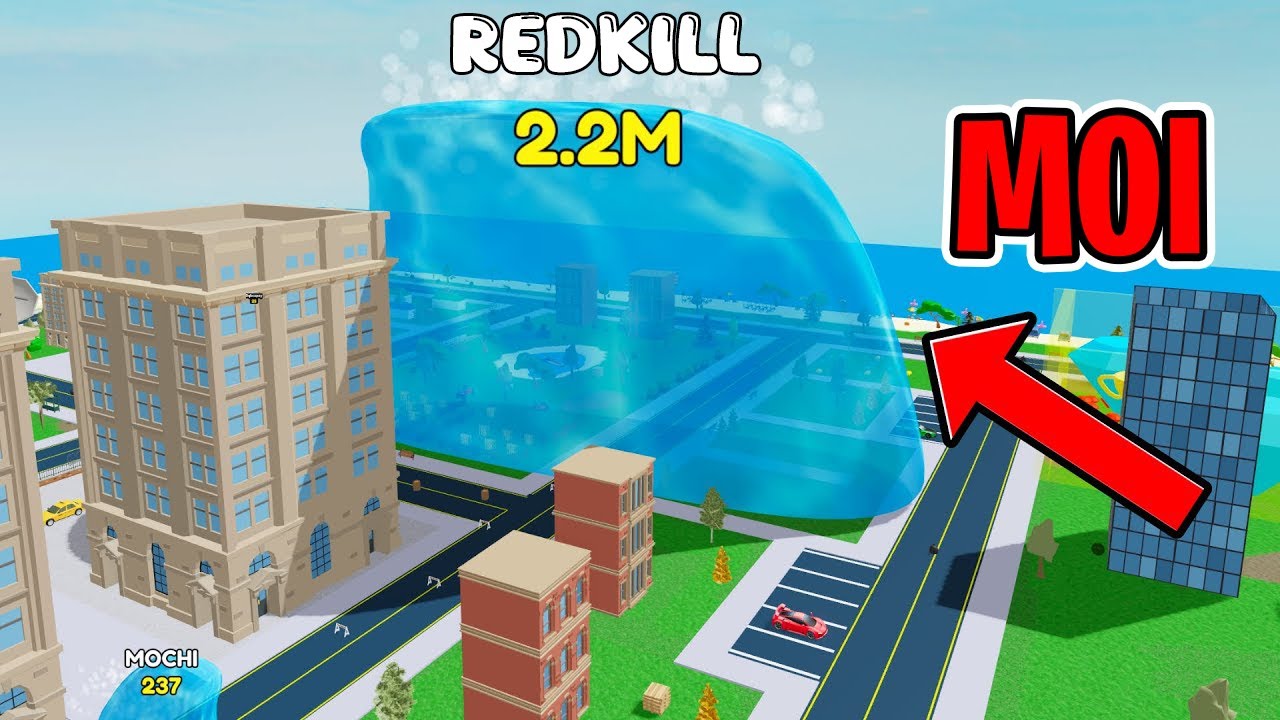 JE DEVIENS UNE VAGUE GÉANTE AU MILIEU DE LA VILLE ! BE A TSUNAMI ROBLOX