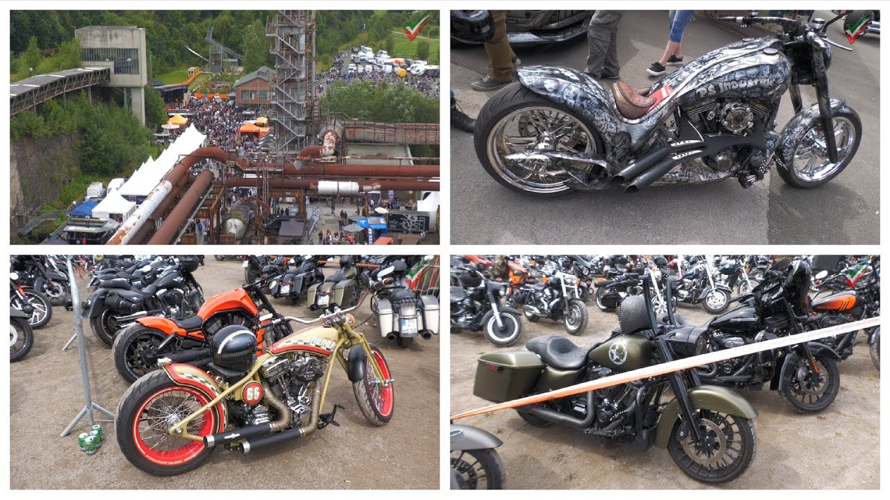 28-я встреча Harley Meeting в Рурпотте 2024 — Harley Davidson в Henrichshütte в Хаттингене