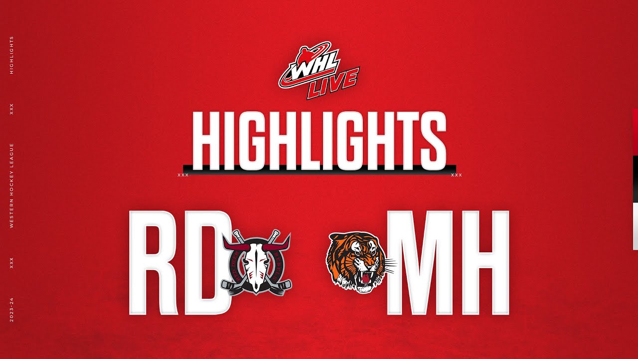 Red Deer Rebels at Medicine Hat Tigers 2/10 | WHL Highlights 2023-24