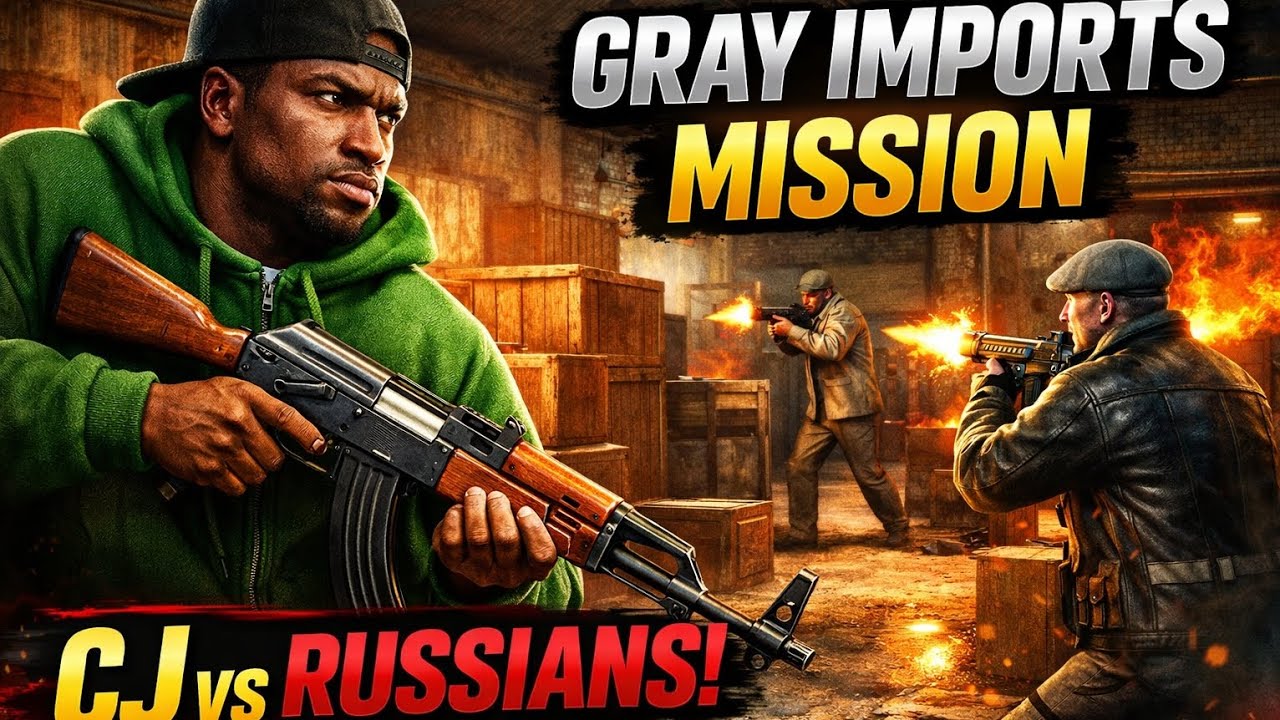 Gta San Andreas Gray Imports Mission Full gameplay 🔥 