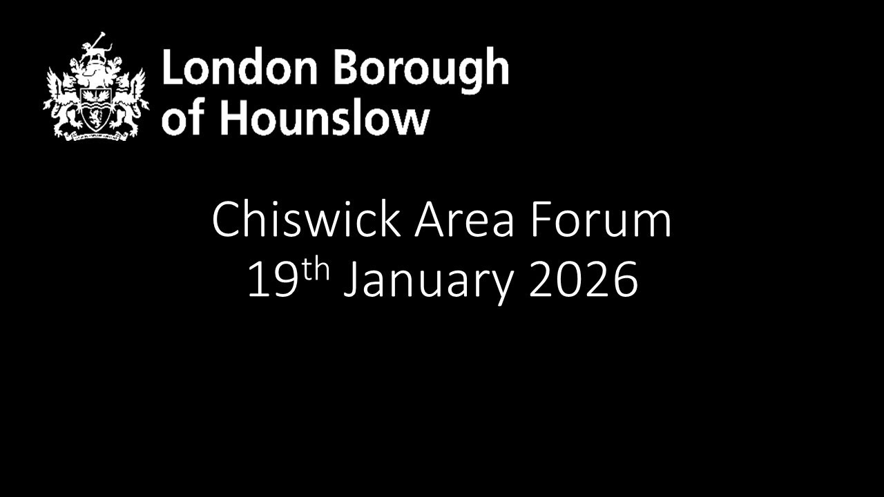 Chiswick aera forum 19 Jan 25