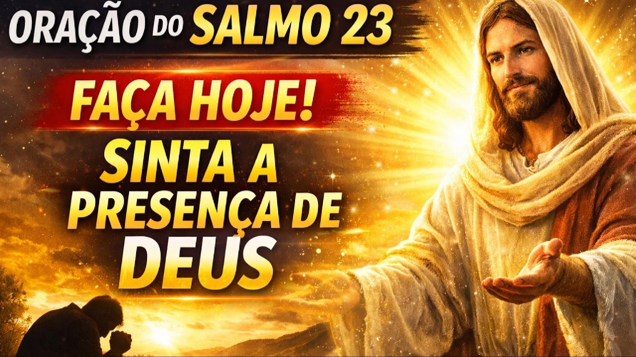 ORAÇÃO DO SALMO 23 — FAÇA HOJE E SINTA A PRESENÇA DE DEUS !