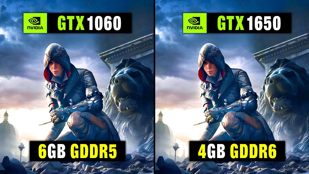 GTX 1060 vs GTX 1650 - 10 Games Test in 2026