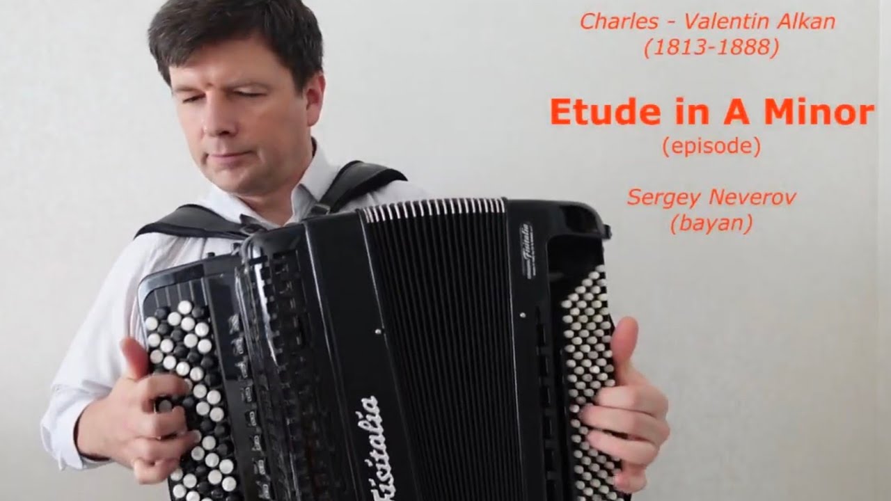 Etude in A Minor/Charles-Valentin Alkan/Sergey Neverov (bayan)#alkan #etudeaminoralkane