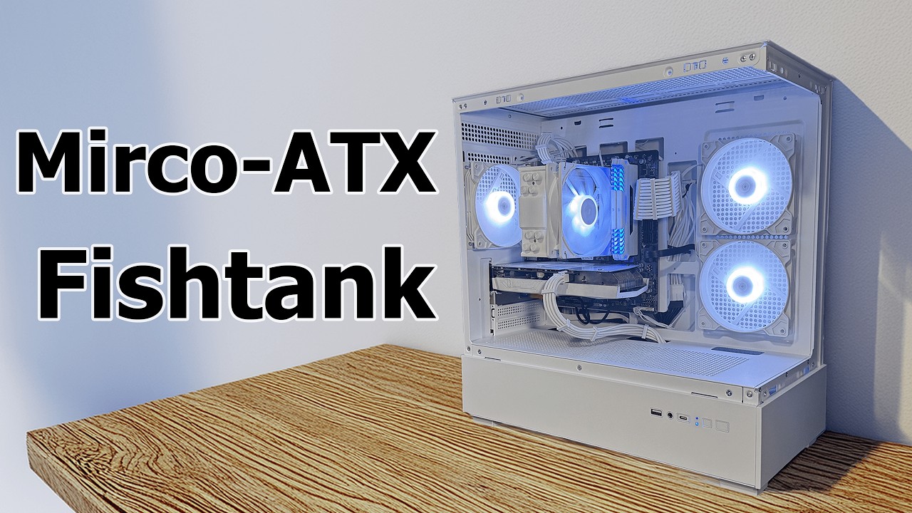 This Fishtank case Is FIRE | DIYPC ARGB-N1 PC Case Review