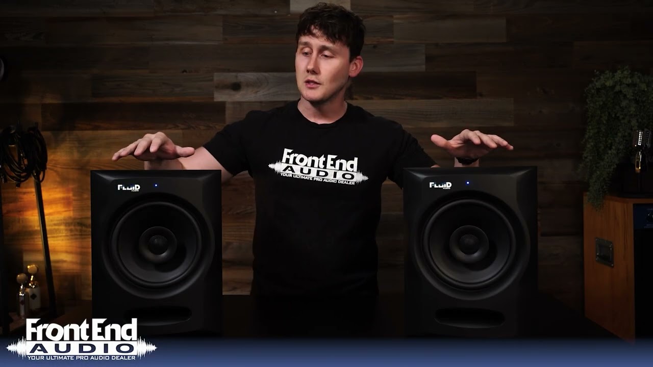 Fluid Audio FX80 V2 Studio Monitors  - Out Of The Box at Front End Audio