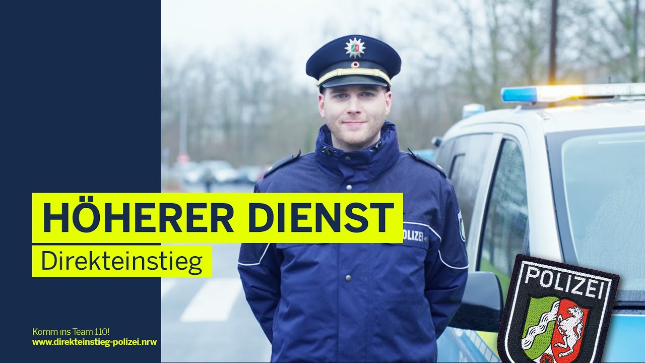 Der höhere Dienst | Fachkräfte aus Jura & Verwaltung beim TEAM 110