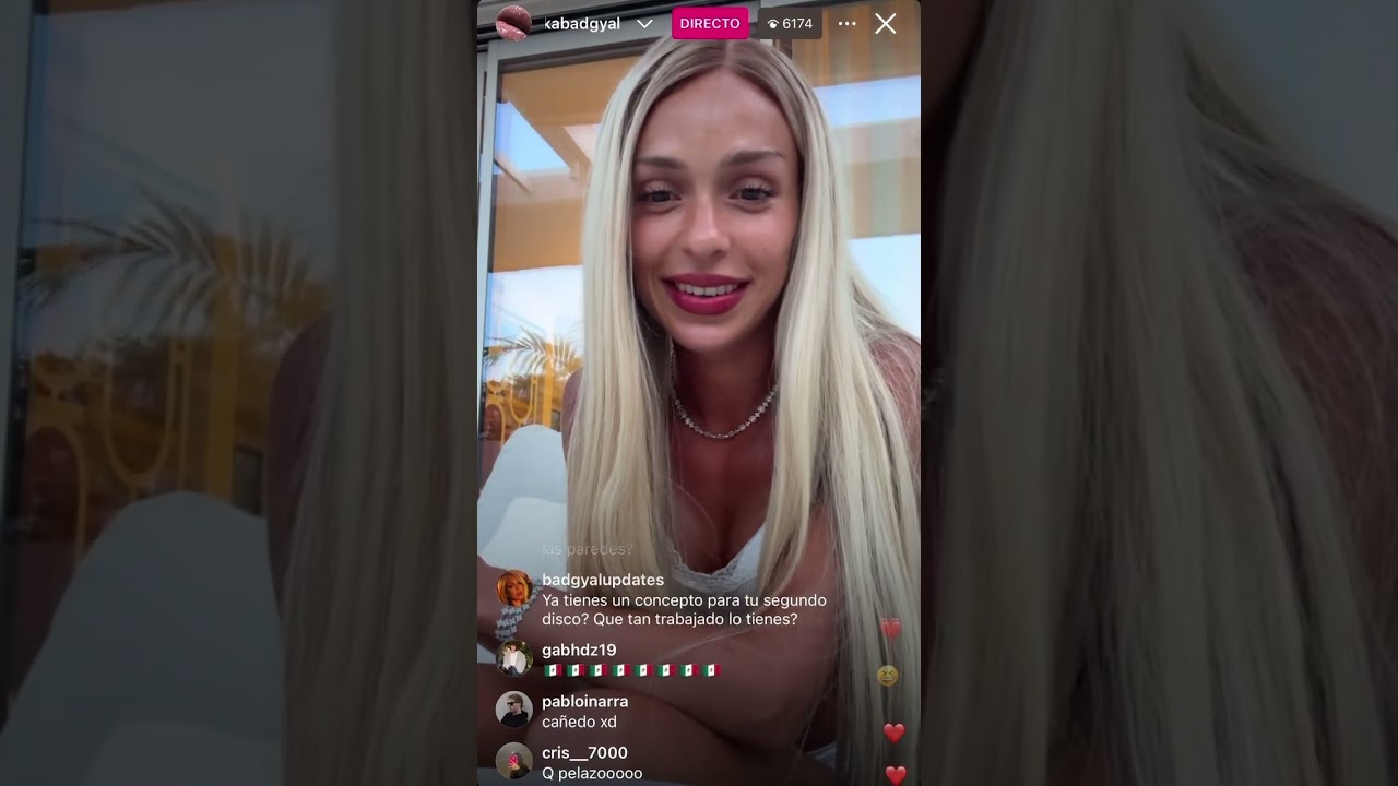 Directo de Bad Gyal hablando de su última canción 