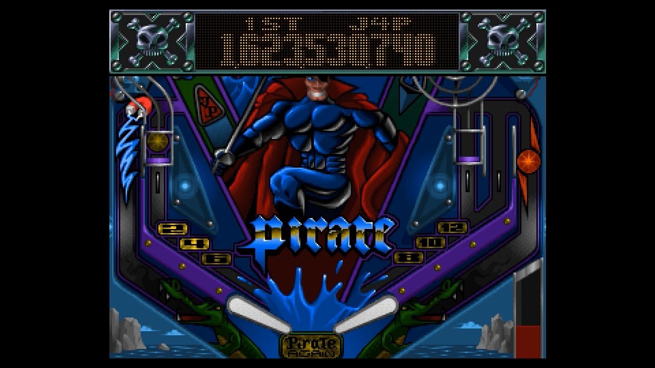 Slam Tilt (Amiga): The Pirate gameplay