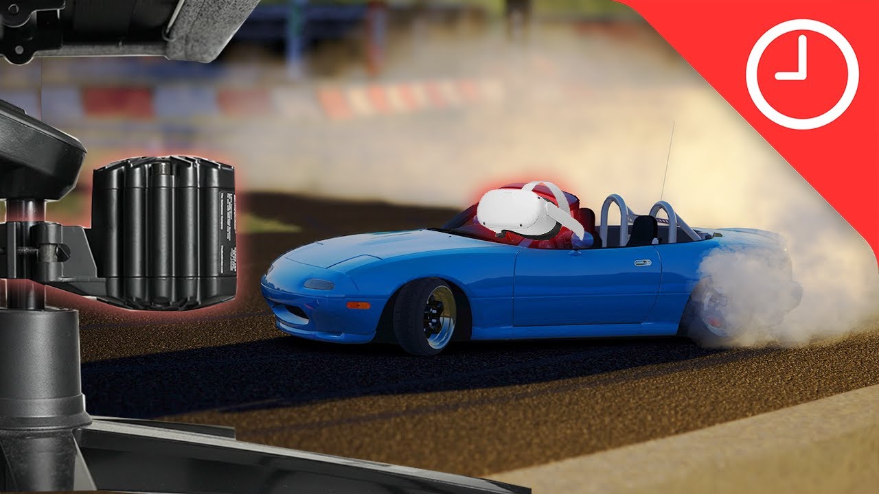 This is SO MUCH FUN! VR Drifting in Assetto Corsa | Ft. Buttkicker Gamer Pro