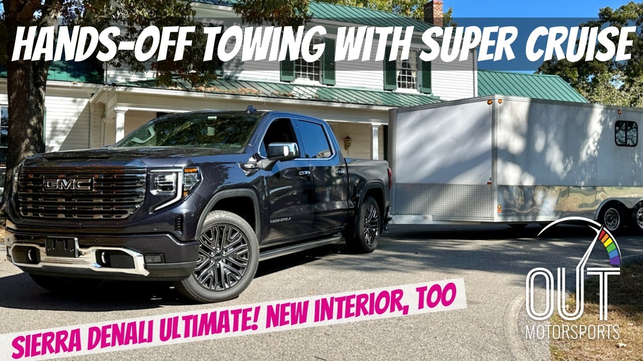 The 2022 GMC Sierra Denali Ultimate Lets You TOW with Super Cruise!