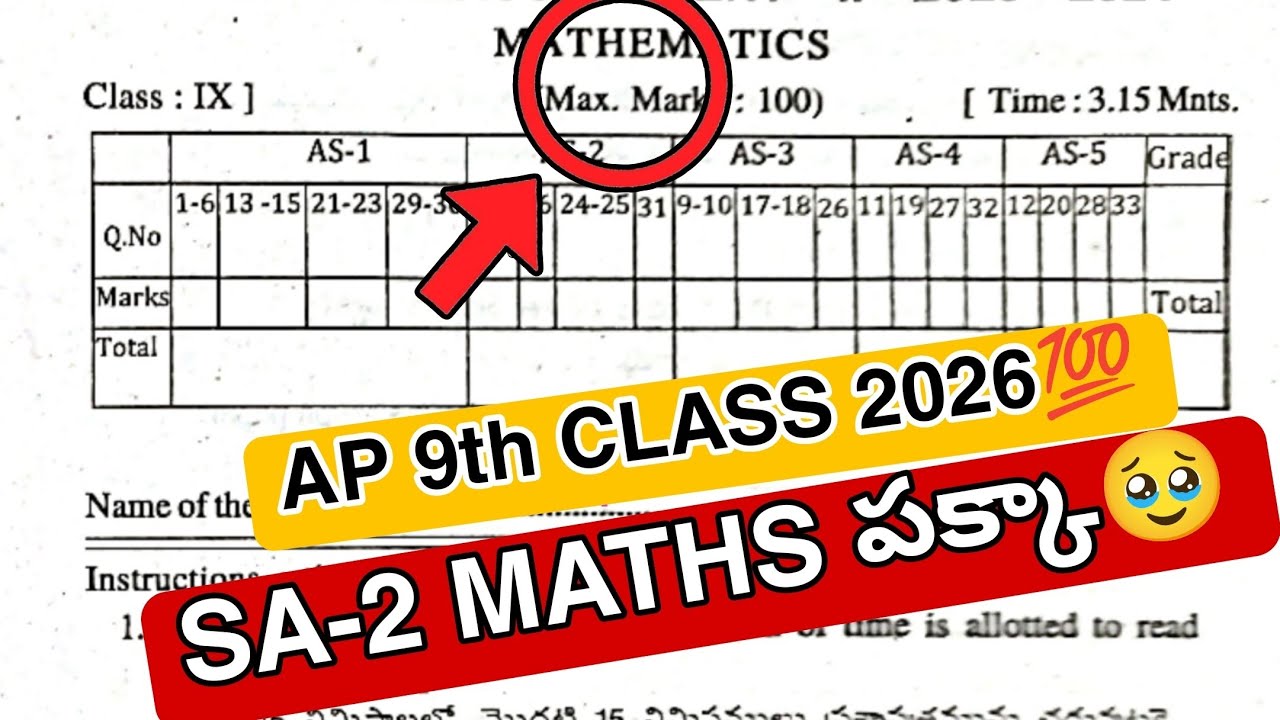 Экзаменационный лист по математике для 9 класса AP 2026🥳 || Полный экзаменационный лист по матема...