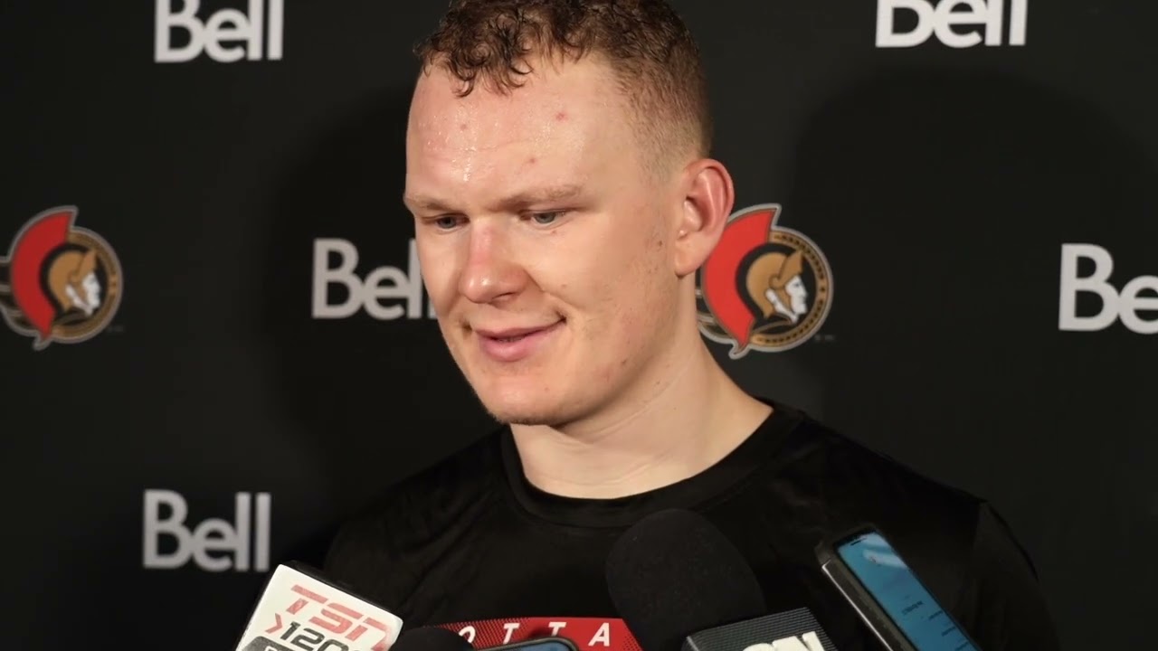 D.J. Smith, Brady Tkachuk and Jakob Chychrun Postgame Availability - Mar 14, 2023