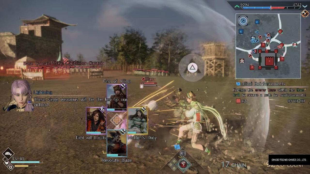 Dynasty Warriors 9 Empires Chaos mode be hard at times.