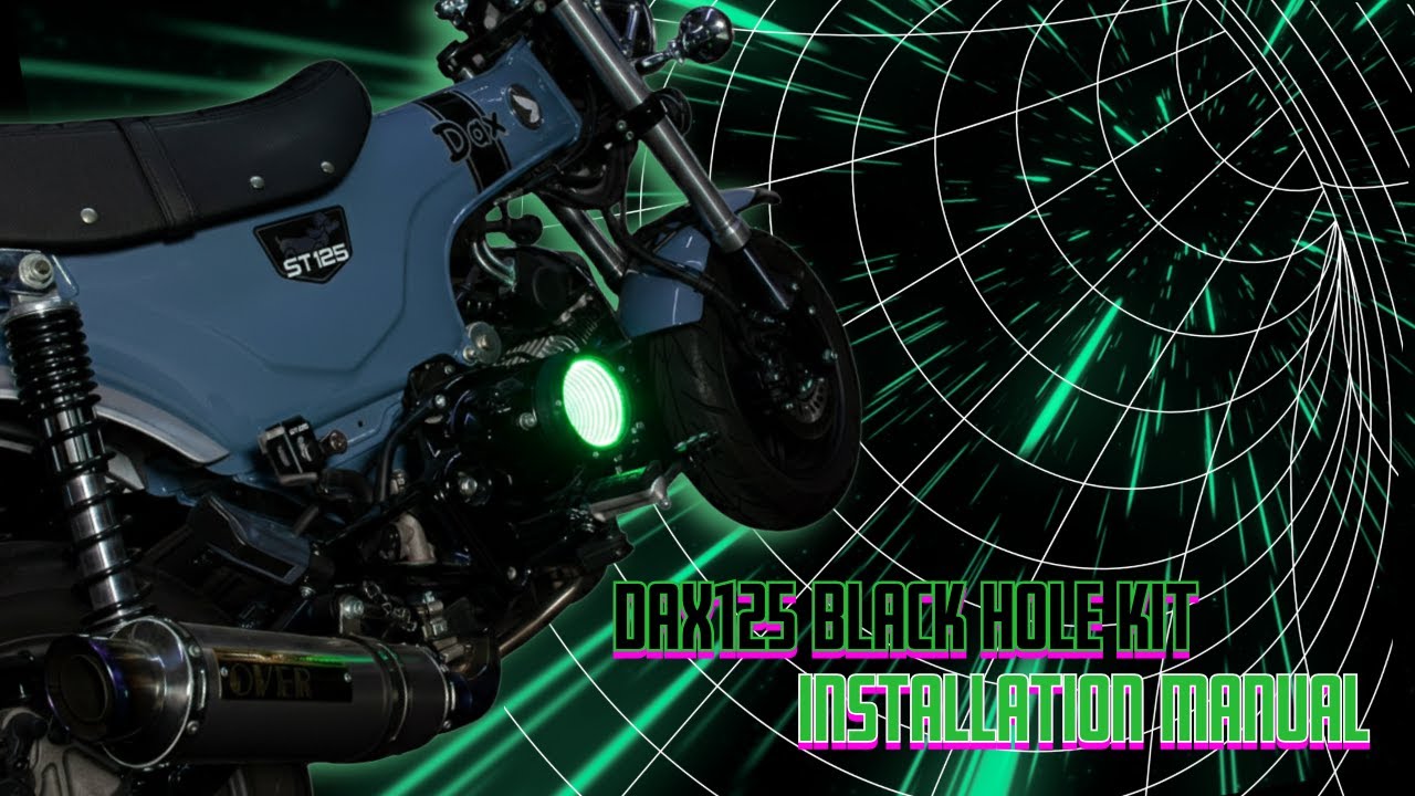 【装着マニュアル】DAX125 ブラックホールキット