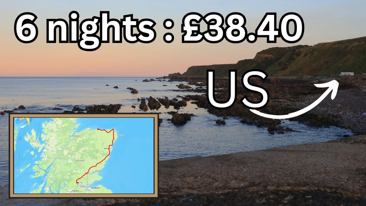 Motorhoming in NE Scotland NE250 route: Fraserbrugh to Cullen along a beautiful coastline