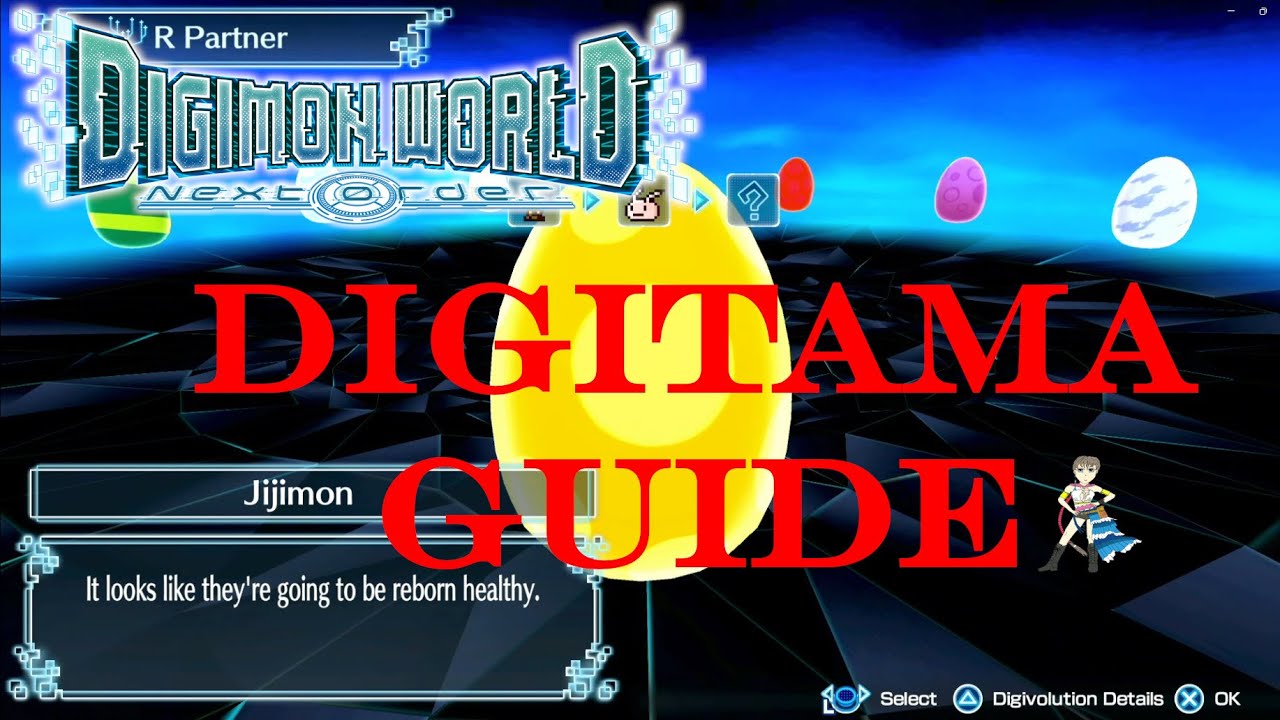 Digimon World Next Order: Digitama Guide