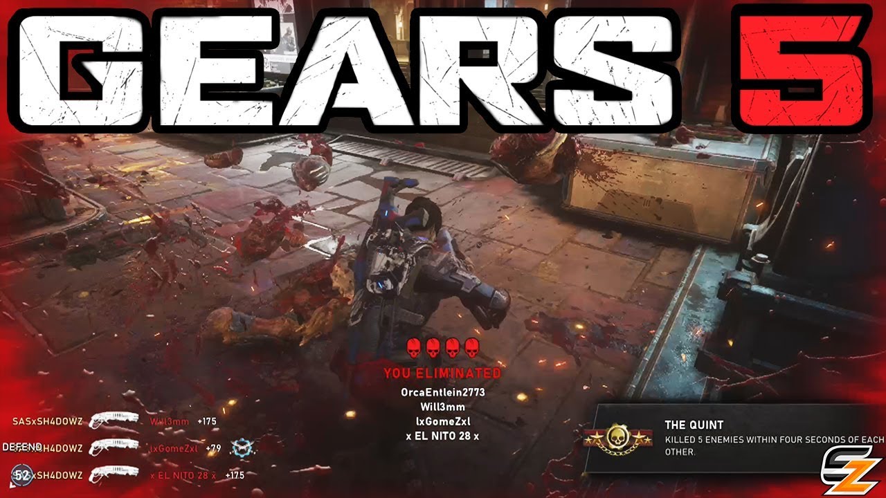 GEARS 5 BEST MOMENTS! - GEARS 5 Tech Test Versus Multiplayer Gameplay!