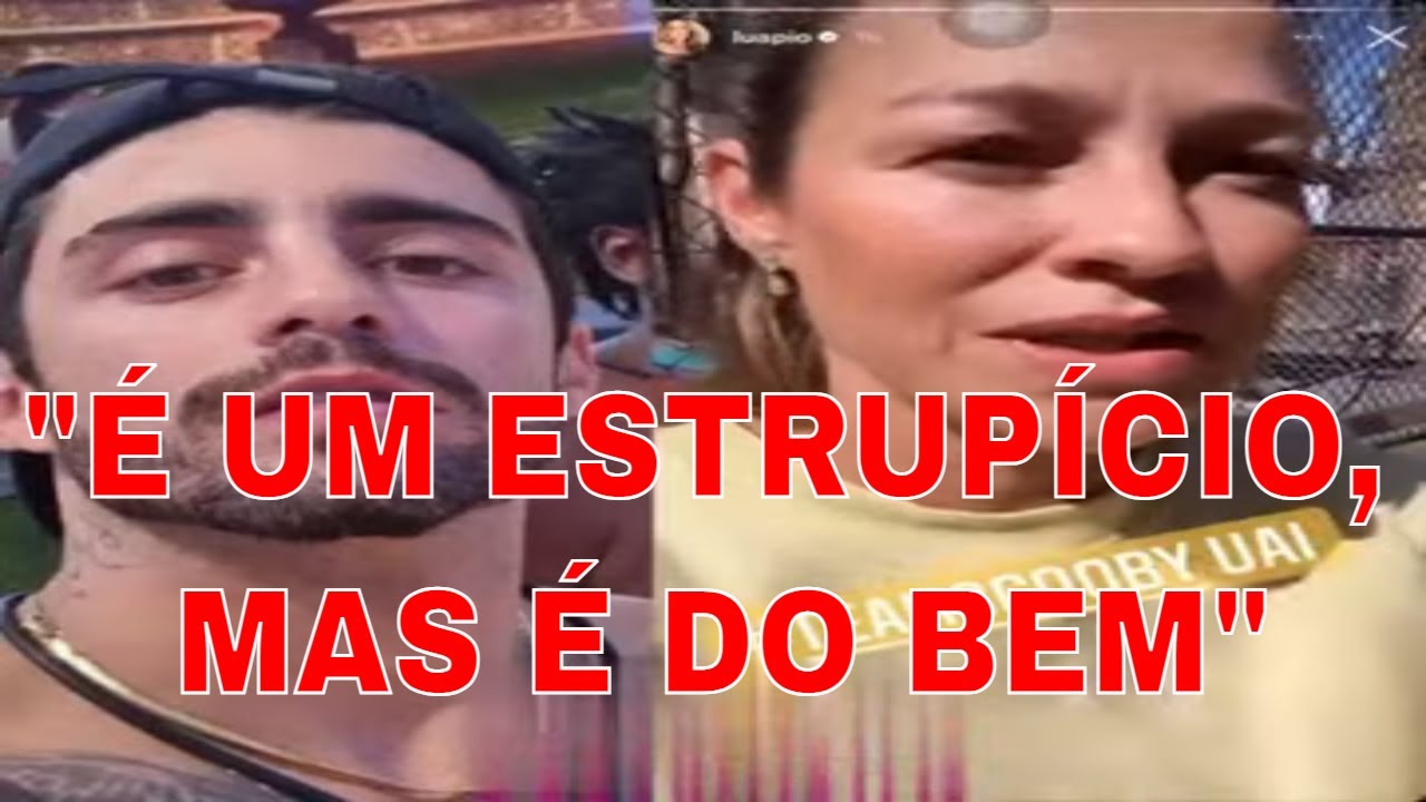 LUANA PIOVANI confessa sobre PEDRO SCOOBY: 